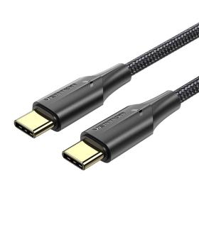 Vention Cable USB 2.0 Tipo-C 3A TAUBH  USB Tipo-C Macho - USB Tipo-C Macho  2m  Negro