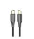 Vention Cable USB 2.0 Tipo-C 3A TAUBH  USB Tipo-C Macho - USB Tipo-C Macho  2m  Negro