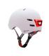 YOUIN CASCO CON LED FRONTAL Y TRASERO BLANCO   (TALLA M)