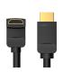 Vention Cable HDMI 2.0 4K Acodado AAQBG  HDMI Macho - HDMI Macho  1.5m  Negro