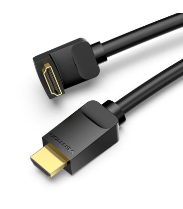 Vention Cable HDMI 2.0 4K Acodado AAQBG  HDMI Macho - HDMI Macho  1.5m  Negro