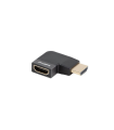 ADAPTADOR 8K LANBERG HDMI(M) A HDMI(H) ANGULO DERECHA ALUMINIO PLATA