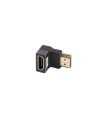 ADAPTADOR 8K LANBERG HDMI(M) A HDMI(H) ANGULO ABAJO ALUMINIO PLATA