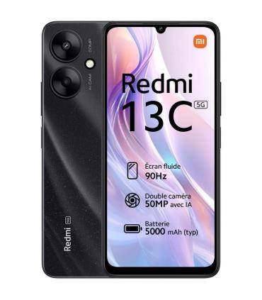 Smartphone Xiaomi Redmi 13C 4GB/ 128GB/ 6.74\'/ 5G/ Negro