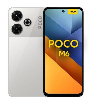 Smartphone Xiaomi POCO M6 6GB/ 128GB/ 6.79\'/ Plata