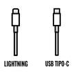 Cable Apple USB-C A Lightning/ 2m