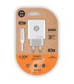 Cargador De Pared Tech One Tech TEC2263/ 1xUSB Tipo-C + Cable USB Tipo-C/ 3A/ Blanco