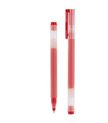 Bolgrafos de Tinta de Gel Xiaomi Mi High-Capacity Gel Pen/ 10 unidades/ Rojos