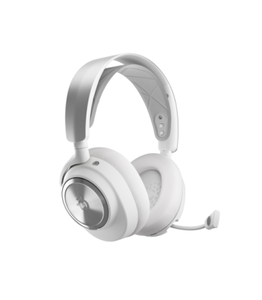 Steelseries Arctis Nova Pro Wireless Auriculares Inalmbrico y almbrico Diadema Juego Bluetooth Plata, Blanco