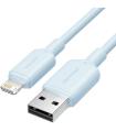 Cable USB 2.0 Lightning Vention LAMSH/ USB Macho - Lightning Macho/ 480Mbps/ 2m/ Azul