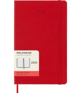 AGENDA 2024 TAPA DURA 12 MESES DIARIA L (13 X 21 CM) ROJA MOLESKINE DHF212DC3Y25