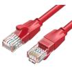 Cable De Red RJ45 UTP Vention IBERF Cat.6/ 1m/ Rojo