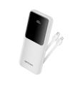 Powerbank 10000mAh Vention FHOW0/ 22.5W/ Blanca/ Incluye Cable USB TIpo-C Y Lightning