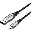 Cable USB 2.0 Vention COCHH/ MicroUSB Macho - USB Macho/ 480Mbps/ 2m/ Gris