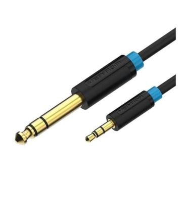 Cable Estreo Vention BABBF/ Jack 6.5 Macho - Jack 3.5 Macho/ 1m/ Negro