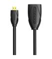 Cable Alargador Micro HDMI 4K Vention ABBBF/ Micro HDMI Macho - HDMI Hembra/ 1m/ Negro