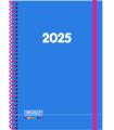 AGENDA 2025 MEDITERRANEO DIA/PAGINA 15x21 COL.SURTIDOS ESPIRAL  CASTELLANO INGRAF 355430