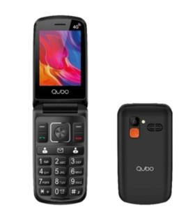 Telfono Mvil Qubo P-210NW 4G para Personas Mayores/ Negro