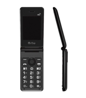 Telfono Mvil Qubo X-28 4G para Personas Mayores/ Negro