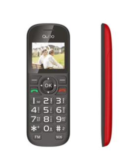 Telfono Mvil Qubo D-1803 para Personas Mayores/ Rojo