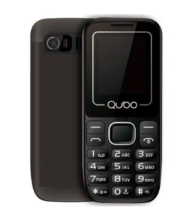 Telfono Mvil Qubo P-180BK para Personas Mayores/ Negro