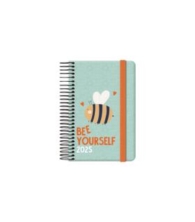 AGENDA 2025 CUTE SEMANA VISTA BOLSILLO  8,5 X 13 CM MODELO BEE DOHE 12909 - 25