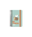 AGENDA 2025 CUTE SEMANA VISTA BOLSILLO  8,5 X 13 CM MODELO BEE DOHE 12909 - 25