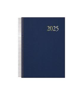 AGENDA 2025 SEGOVIA ESPIRAL DA PGINA 14 X 20 CM COLOR AZUL DOHE 12733 - 25