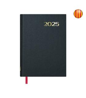 AGENDA 2025 SINTEX DA PGINA 14 X 20 CM COLOR NEGRO CATALN DOHE 11408 - 25