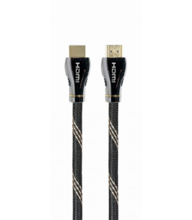 CABLE HDMI 2.1 8K 60HZ GEMBIRD CCBP-HDMI8K-2M PREMIUM TRENZADO ETHERNET 2M NEGRO