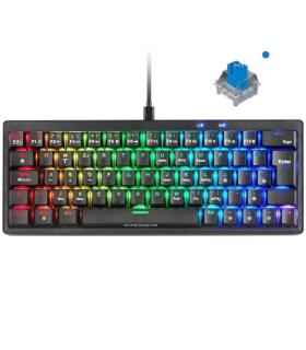 Teclado Gaming Mecnico Mars Gaming MKMINIPRO/ Switch Azul/ Negro