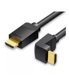 Cable HDMI 2.0 4K Acodado 90 Vention AARBH/ HDMI Macho - HDMI Macho/ 2m/ Negro