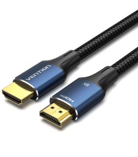 Cable HDMI 2.1 8K Vention ALGLJ/ HDMI Macho - HDMI Macho/ 5m/ Azul