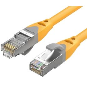 Cable de Red RJ45 SFTP Vention IBHYG Cat.6a/ 1.5m/ Naranja