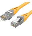 Cable De Red RJ45 SFTP Vention IBHYG Cat.6a/ 1.5m/ Naranja