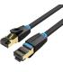 Cable de Red RJ45 SFTP Vention IKABD Cat.8/ 50cm/ Negro