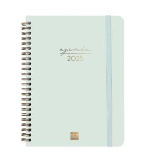 AGENDA 2025 TRENDY ALMA E10 155X212MM SEMANA VISTA HORIZONTAL MENTA FINOCAM 762020325