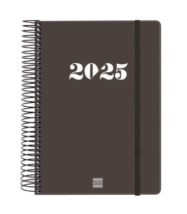 AGENDA 2025 BASIC MY E10 155X212MM DIA PAGINA NEGRO FINOCAM 743526025