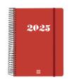 AGENDA 2025 BASIC MY E10 155X212MM DIA PAGINA ROJO FINOCAM 743523025