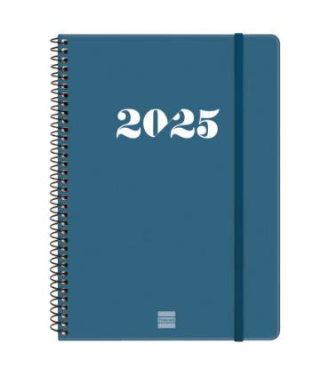 AGENDA 2025 BASIC MY E10 155X212MM SEMANA VISTA HORIZONTAL AZUL FINOCAM 743501025