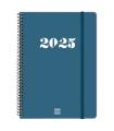 AGENDA 2025 BASIC MY E10 155X212MM SEMANA VISTA HORIZONTAL AZUL FINOCAM 743501025