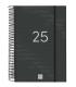 AGENDA 2025 BASIC YEAR E11 165X242MM DIA PAGINA NEGRO FINOCAM 742076025