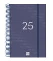 AGENDA 2025 BASIC YEAR E11 165X242MM DIA PAGINA AZUL FINOCAM 742071025