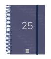 AGENDA 2025 BASIC YEAR E10 155X212MM DIA PAGINA AZUL FINOCAM 741101025