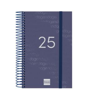 AGENDA 2025 BASIC YEAR E5 117X181MM DIA PAGINA AZUL FINOCAM 741091025