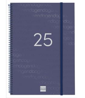 AGENDA 2025 BASIC YEAR E40 210X297MM SEMANA VISTA HORIZONTAL AZUL FINOCAM 741461025