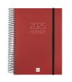 AGENDA 2025 BASIC OPAQUE E10 155X212MM DIA PAGINA BURDEOS FINOCAM 742917425