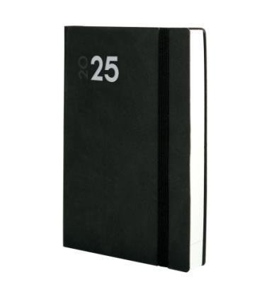 AGENDA 2025 DYNAMIC MARA Y10 140X204MM DIA PAGINA NEGRO FINOCAM 621166025