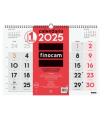 CALENDARIO 2025 NEUTRO PARED NUMEROS GRANDES L 430X310MM FINOCAM 780010025