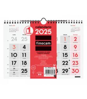 CALENDARIO 2025 NEUTRO PARED NUMEROS GRANDES S 210X150MM FINOCAM 780200025